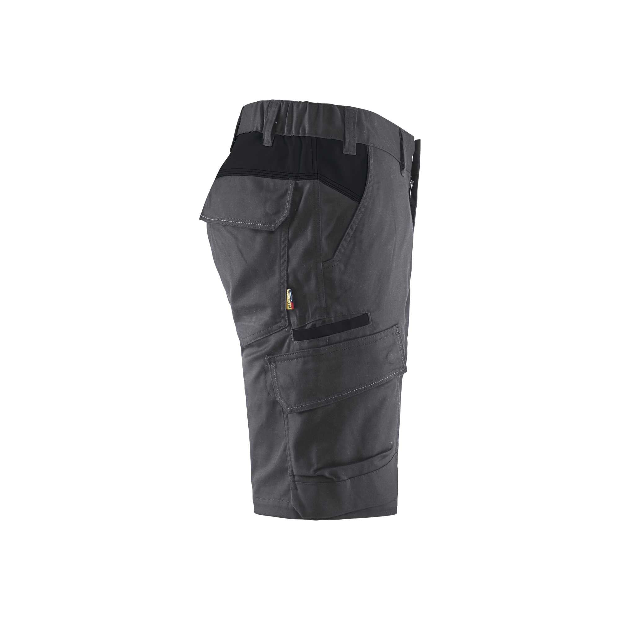 BLAKLADER 14461832 Industry shorts stretch Hi Vis Reflective Work Shorts Men - twill fabric